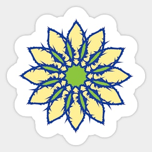 Floral Flower Sticker